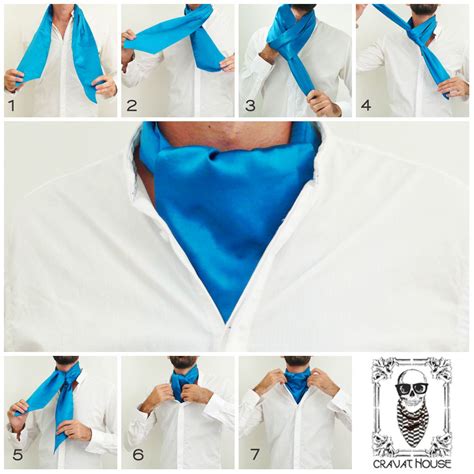 how to tie a cravat.